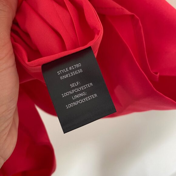 NWT Hutch Serena Bow A-Line Mini Dress Pink Red - Picture 6 of 11